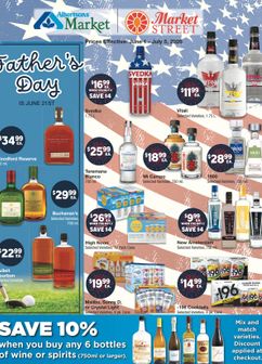 United Supermarkets - Market Street, Albertsons Market Alcohol Flyer