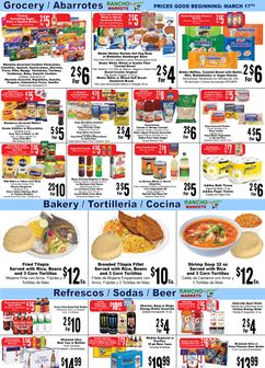 Rancho Markets weekly ad from Tuesday 03/17