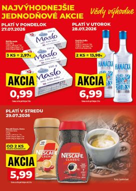 Klas leták platný od pondelka 27.07.