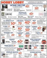 Hobby Lobby weekly ad from Sunday 06/07
