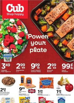Cub weekly ad from Sunday 05/31