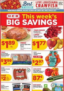 H-E-B weekly ad from Wednesday 06/10