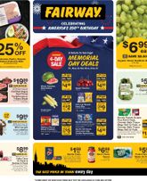 Fairway weekly ad from Friday 05/22