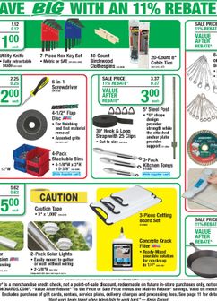 Menards weekly ad from Thursday 03/19