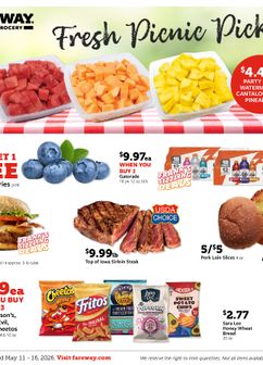 Fareway weekly ad from Monday 05/11