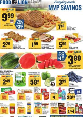 Food Lion weekly ad from Wednesday 07/29