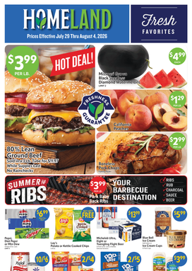 Homeland Stores weekly ad from Wednesday 07/29