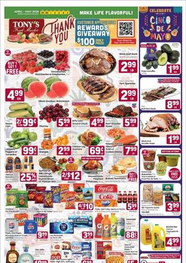 Tony's Fresh Market weekly ad from Wednesday 04/29