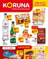 Koruna leták platný od piatku 17.07.