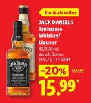 JACK DANIEL'S Tennessee Whiskey/Liqueur 0,7 l