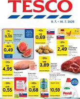Tesco leták platný od stredy 08.07.