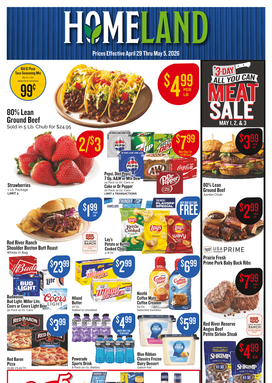 Homeland Stores weekly ad from Wednesday 04/29