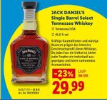 JACK DANIEL'S Single Barrel Select Tennessee Whiskey 0,7l im Angebot