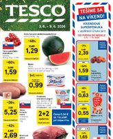 Tesco leták platný od stredy 03.06.