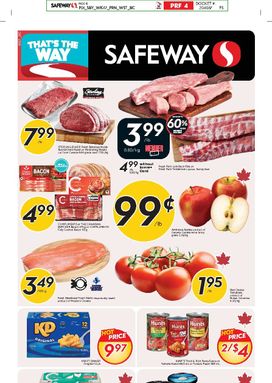 Safeway flyer from Thursday 03-19