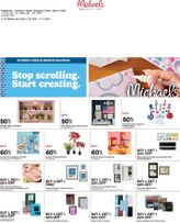 Michaels weekly ad from Sunday 06/28