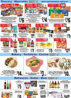 Rancho Markets weekly ad from Tuesday 03/24