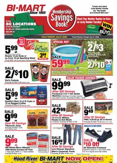 Bi-Mart weekly ad from Tuesday 07/07