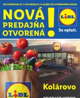 Lidl - Nová predajňa Kolárovo