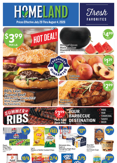 Homeland Stores weekly ad from Wednesday 07/29
