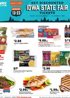 Fareway weekly ad from Monday 07/27