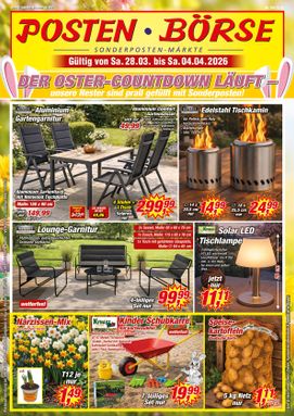 POSTEN-BÖRSE-Prospekt von Samstag 28.03.