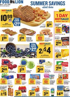 Food Lion weekly ad from Wednesday 05/27