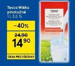 Tesco Mléko plnotučné 1 l