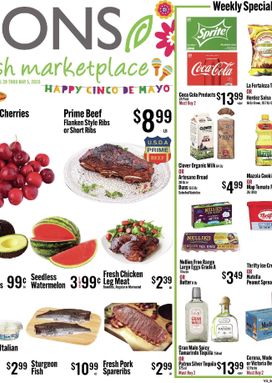 Jons weekly ad from Wednesday 04/29