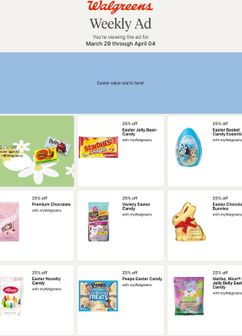 Walgreens weekly ad from Sunday 03/29