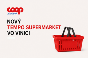 COOP Jednota otvorila zmodernizovaný Tempo supermarket vo Vinici