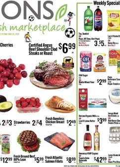 Jons weekly ad from Wednesday 06/24