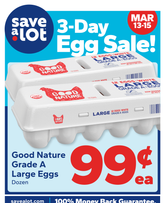 Save a Lot - Egg Sale