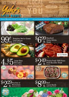 Yoke's weekly ad from Wednesday 07/22
