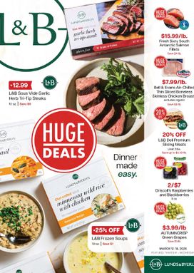 Lunds and Byerlys weekly ad from Thursday 03/12