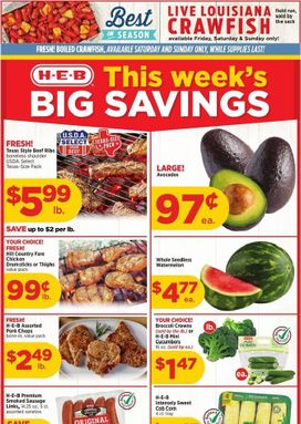 H-E-B weekly ad from Wednesday 04/29
