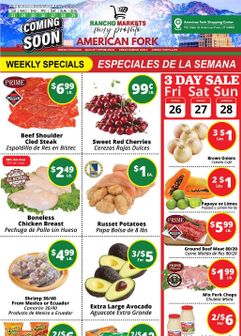 Rancho Markets weekly ad from Tuesday 06/23