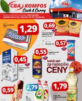 CBA - Super ceny Cash&Carry - Spišská Nová Ves - aktuálny leták - Gastrocash