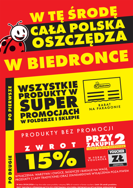 Biedronka Poľsko leták platný od stredy 29.04.