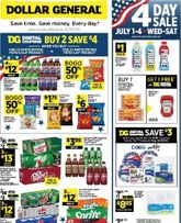 Dollar General weekly ad from Sunday 06/28