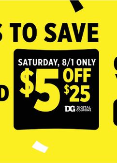 Dollar General weekly ad from Sunday 07/26