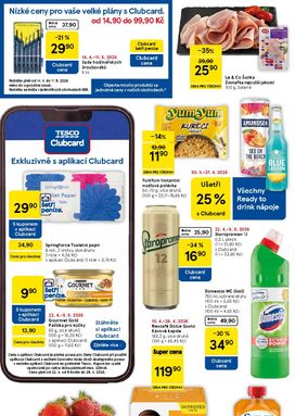 Tesco leták od středy 22.04.