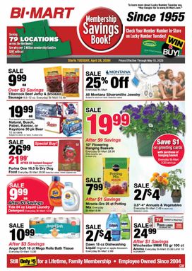 Bi-Mart weekly ad from Tuesday 04/28