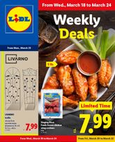 Lidl weekly ad from Wednesday 03/18