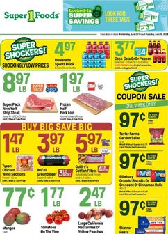 Super 1 Foods weekly ad from Wednesday 06/24