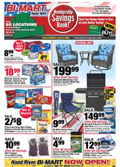 Bi-Mart weekly ad from Tuesday 06/23