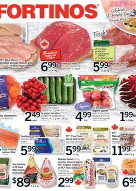 Fortinos flyer from Thursday 03-19