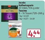 Jacobs Kaffeekapseln oder Tassimo