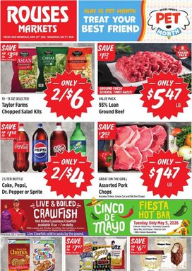 Rouses Markets weekly ad from Wednesday 04/29