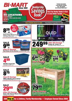 Bi-Mart weekly ad from Tuesday 03/10